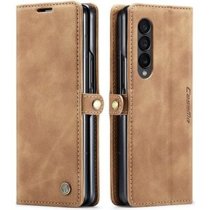 CaseMe book case leer - Samsung Galaxy Z Fold 4 - licht bruin