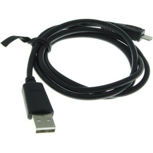 Micro USB datakabel universeel zwart 1m