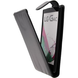 Hoesje LG G4c flip case zwart