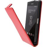 Hoesje Sony Xperia Z5 Compact flip case dual color rood