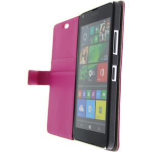 Hoesje Microsoft Lumia 640 flip wallet roze