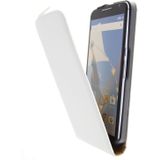 Hoesje Motorola Nexus 6 flip case dual color wit