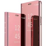 Clear View cover Samsung Galaxy S21 Ultra rose goud