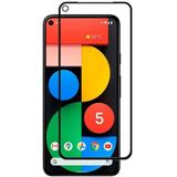 Tempered Glass (volledig scherm) Google Pixel 4a (5G) zwart
