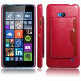 Hoesje Microsoft Lumia 640 hard cover leer roze