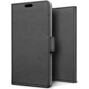 Hoesje Huawei P8 Lite (2017) flip wallet zwart