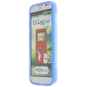 M-Supply TPU case LG L90 D405 blauw