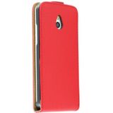 Flip case dual color HTC One Mini rood