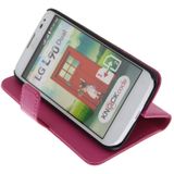 M-Supply Flip case met stand LG L90 D405 roze