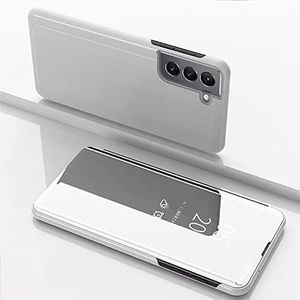 Clear View cover Samsung Galaxy A35 grijs/zilver