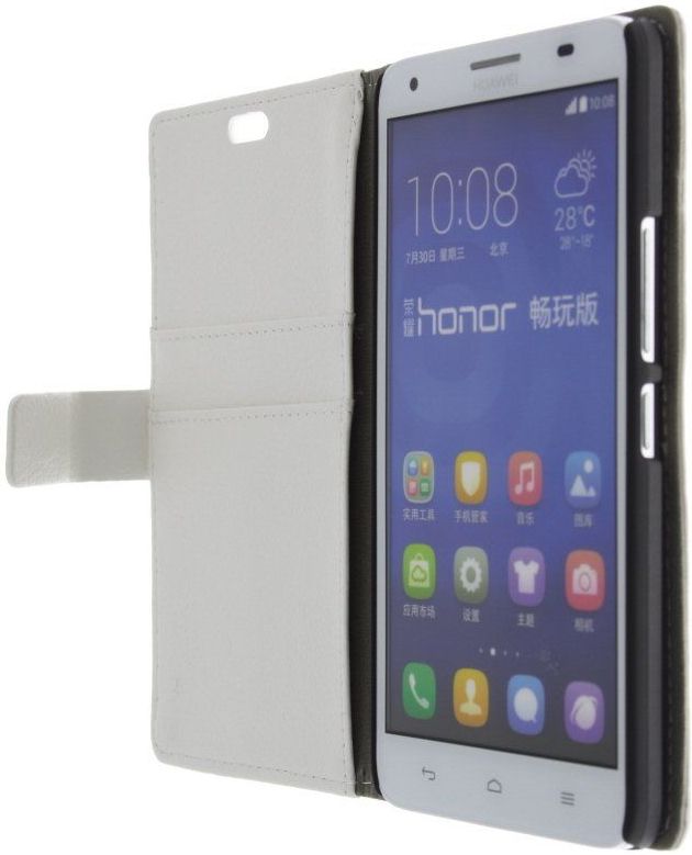 M-Supply Flip case met stand Huawei Ascend G750 wit
