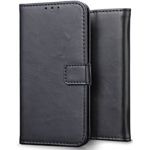 Luxury wallet hoesje Apple iPhone 15 Plus zwart