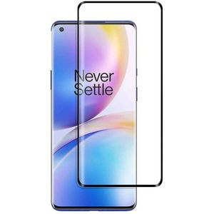 Tempered Glass (volledig scherm) OnePlus 8 Pro zwart