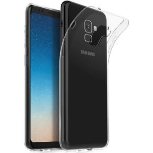 Hoesje Samsung Galaxy A8+ 2018 Flexi bumper - 0,3mm - doorzichtig