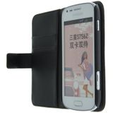 Flip case met stand Samsung Galaxy Trend S7560 zwart