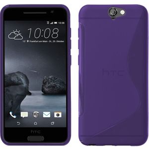 Hoesje HTC One A9 TPU case paars