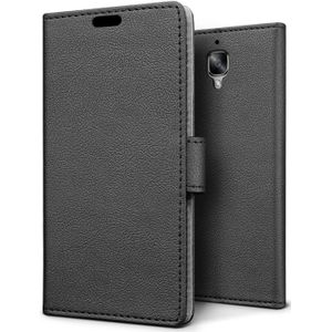Hoesje OnePlus 3 flip wallet zwart