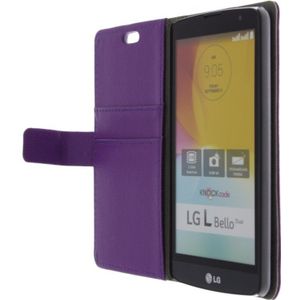 M-Supply Flip case met stand LG L Bello paars