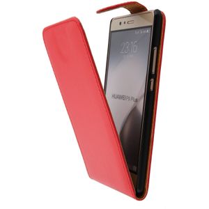 Hoesje Huawei P9 Plus flip case rood