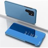 Clear View cover Samsung Galaxy S24 Ultra blauw