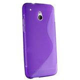 Silicon TPU case HTC One Mini paars