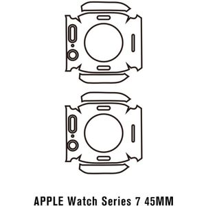 Beschermfolie achterkant Apple Watch Series 7 45mm 2 stuks