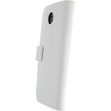 Hoesje Motorola Nexus 6 flip wallet wit