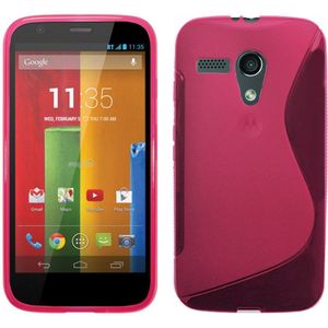 Silicon TPU case Motorola Moto G roze