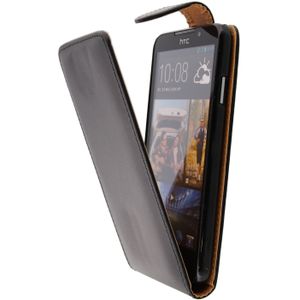 Hoesje HTC Desire 516 flip case zwart