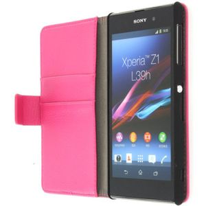 ontrouw Collega Halve cirkel Roze Sony Xperia Z1 hoesje kopen? | Laagste prijs online | beslist.nl