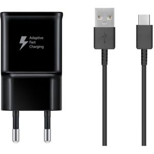 Samsung Snellader set USB-C Adaptive Fast Charging 2A Zwart