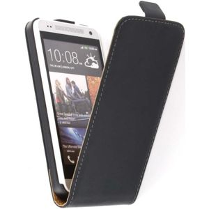Flip case dual color HTC One Mini zwart