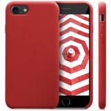Softcase hoesje Apple iPhone 7/8/SE (2020/2022) mat - rood