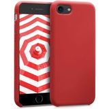 Softcase hoesje Apple iPhone 7/8/SE (2020/2022) mat - rood