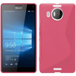Hoesje Microsoft Lumia 950 XL TPU case roze