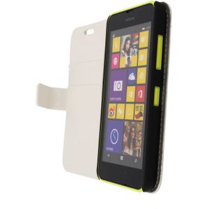 M-Supply Flip case met stand Nokia Lumia 630 wit