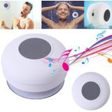 Waterdichte bluetooth badkamer speaker wit