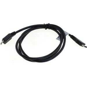 USB-C naar Micro USB kabel - 1 meter - zwart