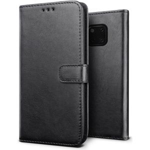 Luxury wallet hoesje Huawei Mate 20 Pro zwart