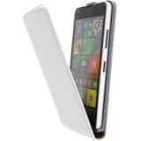 Hoesje Microsoft Lumia 640 flip case dual color wit