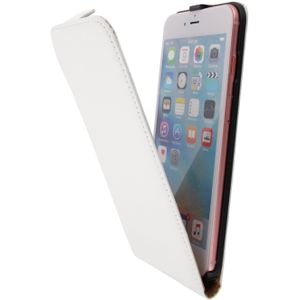 Hoesje Apple iPhone 6S Plus flip case dual color wit