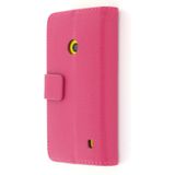 Flip case met stand Nokia Lumia 520 roze