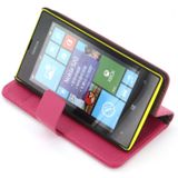 Flip case met stand Nokia Lumia 520 roze