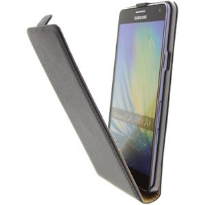 Hoesje Samsung Galaxy A7 flip case dual color zwart