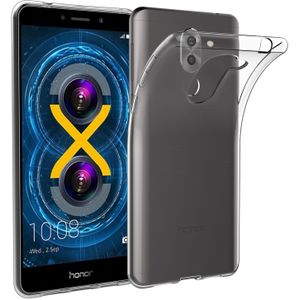 Hoesje Huawei Honor 6X flexi bumper - 0,3mm - doorzichtig