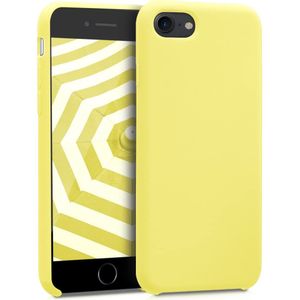 Softcase hoesje Apple iPhone 7/8/SE (2020/2022) mat - geel