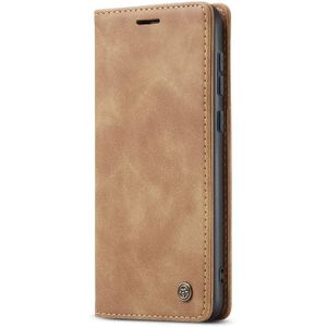 CaseMe book case leer - Samsung Galaxy A55 - licht bruin