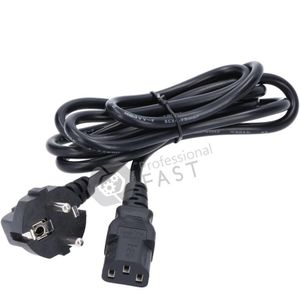 C13 stroom / voeding kabel voor o.a. PC, monitor, TV etc. - 1,5m