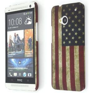Hard case HTC One USA vlag
