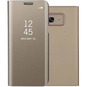 Clear View cover Samsung Galaxy A3 2017 goud